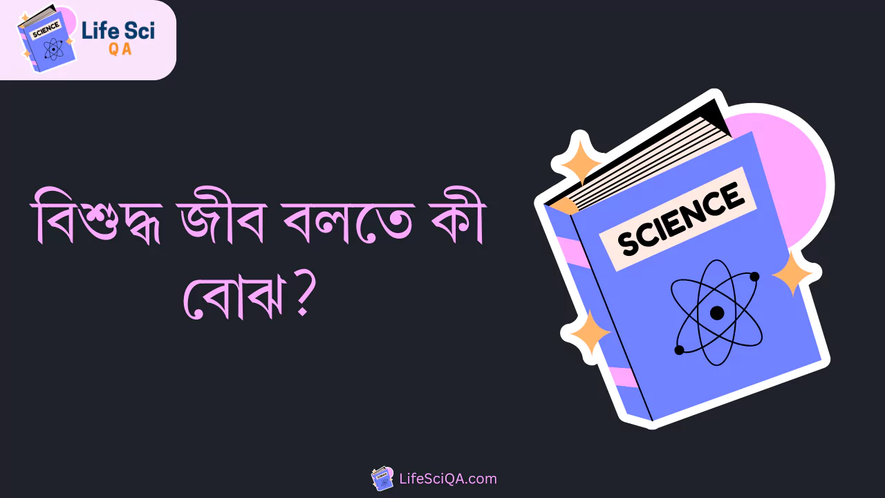 বিশুদ্ধ জীব বলতে কী বোঝ?