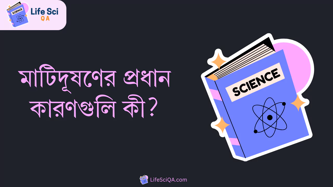 মাটিদূষণের প্রধান কারণগুলি কী?